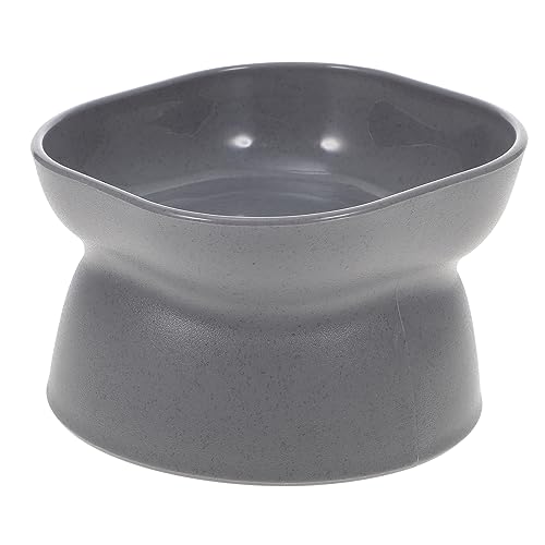 Yardwe Nackenschützer Katzenschale Plaudern Katzenfutterschale Futternäpfe Für Katzen Erhöhte Katzenschale Fütterung Kätzchennäpfe Mit Matte Schlüssel Futterspender Haustier Drinnen Essen von Yardwe