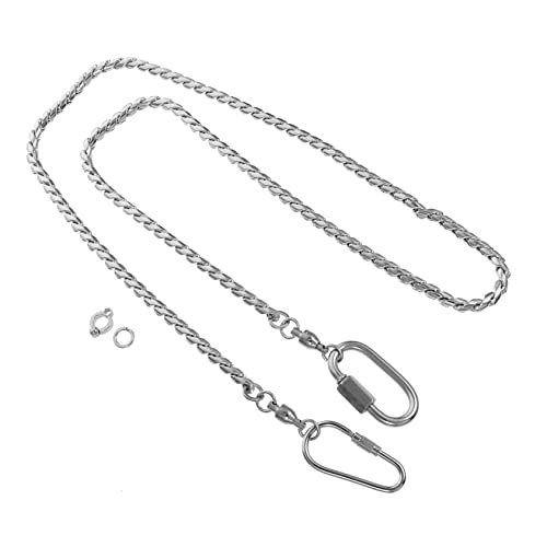Yardwe Nymphensittich Papagei Fuß Fußkettchen Edelstahl Vogel Kette Komfortable für Ziervögel Yardwe Nymphensittich Papagei Fuß Fußkettchen Edelstahl Vogel Kette Komfortable für Ziervögel von Yardwe