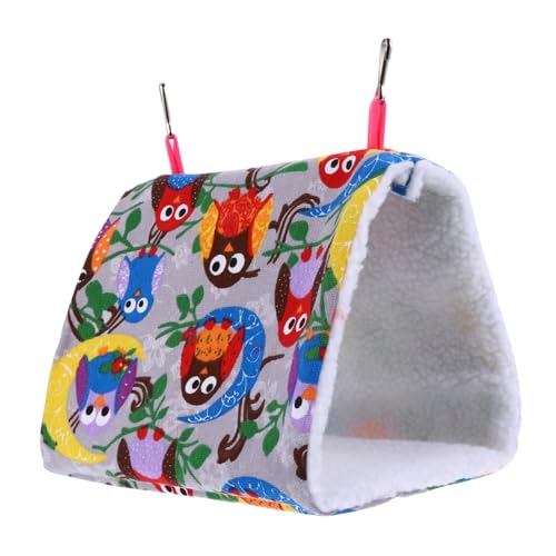 Yardwe Triangle Vogel Hängematte Verspieltes Schlafnest Für Wellensittiche Und Papageien Fleece Sicheres Und Hängesystem Für Kleine Vögel Für Winter Yardwe Triangle Vogel Hängematte Verspieltes Schlafnest Für Wellensittiche Und Papageien Fleece Sicheres Und Hängesystem Für Kleine Vögel Für Winter von Yardwe