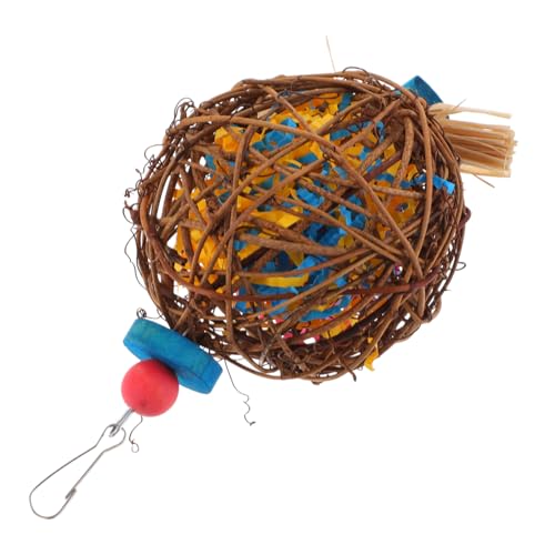 Yardwe Papageien Spielzeug Hängendes Kauspielzeug Für Vögel Für Wellensittiche Und Andere Kleine Vögel Fördert Das Kauen Und Spielen Dekorativ Und Funktional Sorgt Für von Yardwe