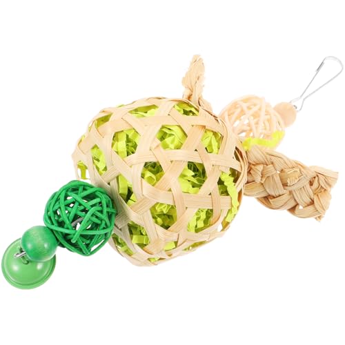 Yardwe Spielzeug Papagei Hängen Kauen Glocke Schredder Sittich Vogel Spielzeug für Vögel Yardwe Spielzeug Papagei Hängen Kauen Glocke Schredder Sittich Vogel Spielzeug für Vögel von Yardwe