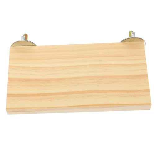 Yardwe Papageienständer Aus Naturholz Stehplattform Für Käfigvögel Papageien-roosting-Holz Vogel-trainingsspielzeug Übungsständer Stehstange Für Vögel von Yardwe