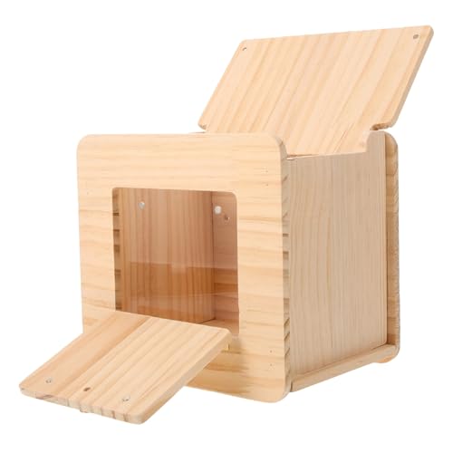 Yardwe Vogelnistkasten für Vögel Vogelhaus Aus Holz Winddichtes Design Vogelnest Brutkasten für Den Hof Vogelhaus- für Den Außenbereich Yardwe Vogelnistkasten für Vögel Vogelhaus Aus Holz Winddichtes Design Vogelnest Brutkasten für Den Hof Vogelhaus- für Den Außenbereich von Yardwe