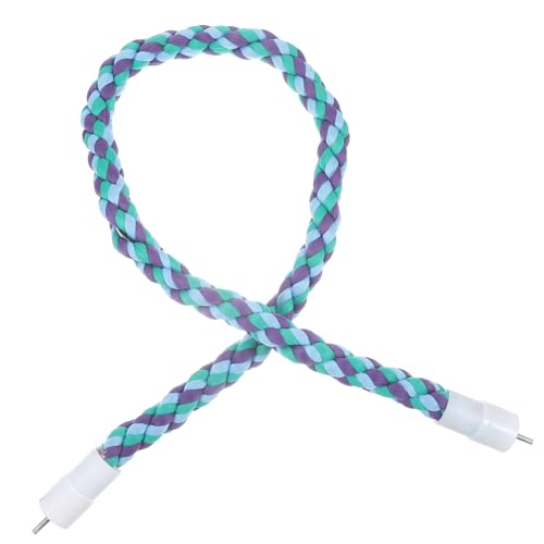 Yardwe Papageien-Spielzeug Aus Baumwolle Kletterschlaufe Für Vögel Zum Klettern Spielen Und Erkunden Geeignet Für Kleine Papageien Wellensittiche Und Nymphensittiche von Yardwe