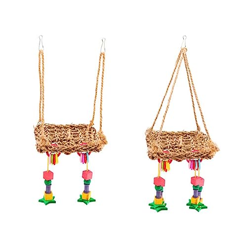 Yardwe Papageienspielzeug Zum Aufhängen Vogelspielzeug Für Sittiche Vögel Spielzeug Zubehör Für Sittichkäfige Vogelspielplatz Vogelkletterseilnetz Vogelseil Vogelwärmer Für Käfig Bambus Yardwe Papageienspielzeug Zum Aufhängen Vogelspielzeug Für Sittiche Vögel Spielzeug Zubehör Für Sittichkäfige Vogelspielplatz Vogelkletterseilnetz Vogelseil Vogelwärmer Für Käfig Bambus von Yardwe