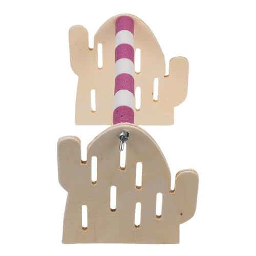 Yardwe Papageien-trainingsständer Vogelspielzeug Nymphensittich-Spielzeug Vogelständer Aus Holz Vogel-trainingsgestell von Yardwe