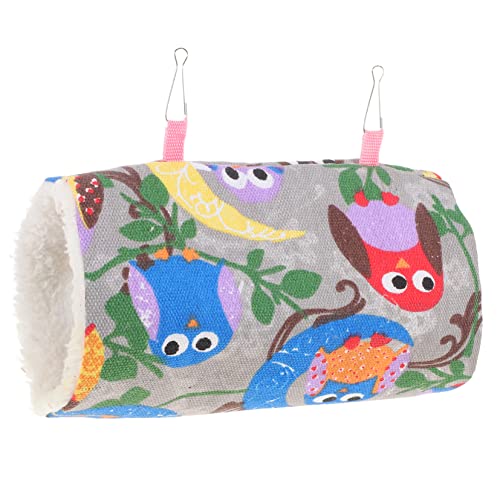Yardwe Kuscheltunnel Für Kleintiere Wärme Und Für Hamster Meerschweinchen Und Chinchillas Gemütlicher Rückzugsort Und Spielplatz Im Käfig Für Winter von Yardwe