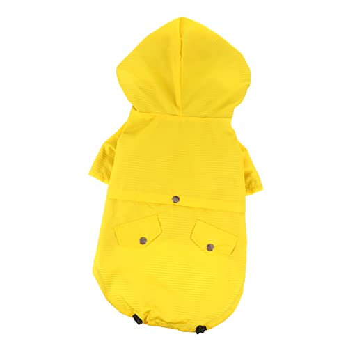 Yardwe Regenmantel für Haustiere Regenmantel Hund Kostüm Hundejacken Hundemäntel mit Hunderegenjacke pet Supplies wasserdichter Anzug für Hunde stylische Hunderegenmäntel Polyester Yellow Yardwe Regenmantel für Haustiere Regenmantel Hund Kostüm Hundejacken Hundemäntel mit Hunderegenjacke pet Supplies wasserdichter Anzug für Hunde stylische Hunderegenmäntel Polyester Yellow von Yardwe
