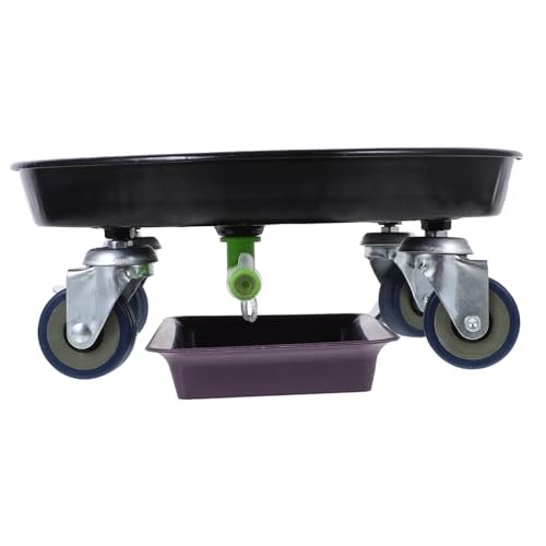 Yardwe Verdickter Runder Blumentopf Aus Eisen Beweglicher Topfständer Aus Metall Mit Rädern Strapazierfähig Für Pflanzen Pflanzenregal Aus Eisen Yardwe Verdickter Runder Blumentopf Aus Eisen Beweglicher Topfständer Aus Metall Mit Rädern Strapazierfähig Für Pflanzen Pflanzenregal Aus Eisen von Yardwe