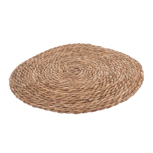 Yardwe Runder Rattan Hundematte für Kleine Katzen Schlafdecke Tragbar Inneneinrichtung Waschbar für Unterwegs Yardwe Runder Rattan Hundematte für Kleine Katzen Schlafdecke Tragbar Inneneinrichtung Waschbar für Unterwegs von Yardwe