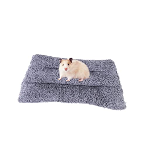 Yardwe Schlafmatte Einstreu Für Meerschweinchen Meerschweinchenkäfig Kleine Tiermatte Haustiermatte Meerschweinchenvlies Kleines Tierbett Winter Hamster Pad Igeltasche Betthamster Grey Yardwe Schlafmatte Einstreu Für Meerschweinchen Meerschweinchenkäfig Kleine Tiermatte Haustiermatte Meerschweinchenvlies Kleines Tierbett Winter Hamster Pad Igeltasche Betthamster Grey von Yardwe