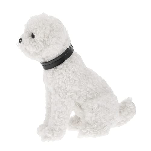 Yardwe Simulierte Ornamente Welpen Dekoration Hund Schmuck Kunststoff Weiß Yardwe Simulierte Ornamente Welpen Dekoration Hund Schmuck Kunststoff Weiß von Yardwe