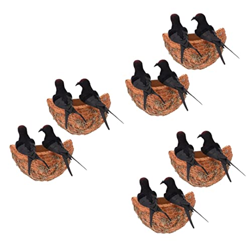 Yardwe Simuliertes Schwalbennest Wohnaccessoires Hausornamente Außendekor Frühlingsdekor Mini-Vogelfigur Rustikales Bauernhaus Vogelhaus Künstliche Vogelfigur Künstliche Schwalbe 6 Sets Yardwe Simuliertes Schwalbennest Wohnaccessoires Hausornamente Außendekor Frühlingsdekor Mini-Vogelfigur Rustikales Bauernhaus Vogelhaus Künstliche Vogelfigur Künstliche Schwalbe 6 Sets von Yardwe