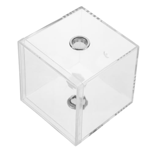 Yardwe Singvogelkäfig Kleines Terrarium Tankeinhausungen Spinnenhaus Käferhaus Containerhaus Insektenlebensräume Für Spinnengehege Reptilienraum Mini-Terrarium Plastik Transparent Yardwe Singvogelkäfig Kleines Terrarium Tankeinhausungen Spinnenhaus Käferhaus Containerhaus Insektenlebensräume Für Spinnengehege Reptilienraum Mini-Terrarium Plastik Transparent von Yardwe