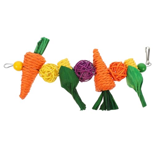 Yardwe Papagei Beißt Karotte Handgefertigt Stroh Vogel Spielzeug Für Käfig Zufällige Farbe Yardwe Papagei Beißt Karotte Handgefertigt Stroh Vogel Spielzeug Für Käfig Zufällige Farbe von Yardwe