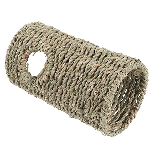 Yardwe Leichtes Fein Gearbeitetes Hamstertunnel-Spielzeug Meerschweinchen-Tunnel Haustier-versteck Gewebtes Tunnelnest 19 5 X 11 cm Sicher von Yardwe