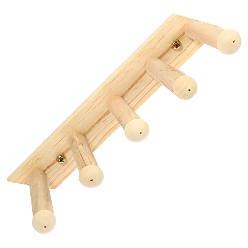 Yardwe Katzenkletterplattform Katzenwandtreppe Katzenbedarf Haustiermöbel Natürliches Holzregal von Yardwe