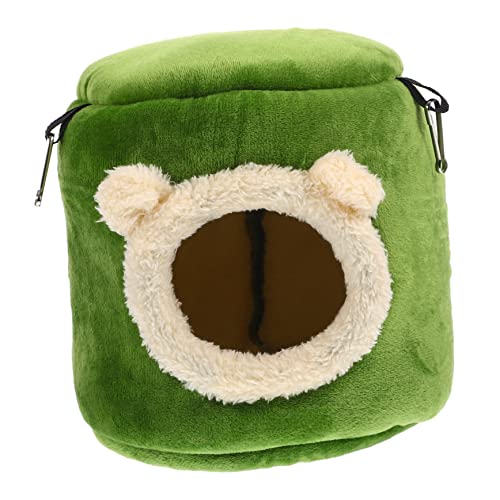 Yardwe Stumpfförmiges Baumwollnest Weiche Hamsterplattform Hamsterbettwäsche Gemütliches Hamsterhaus Kleines Hamsterzubehör Chinchilla Hängematte Für Hamster Grüner Stoff Yardwe Stumpfförmiges Baumwollnest Weiche Hamsterplattform Hamsterbettwäsche Gemütliches Hamsterhaus Kleines Hamsterzubehör Chinchilla Hängematte Für Hamster Grüner Stoff von Yardwe