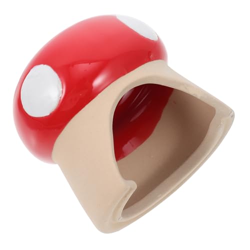 Yardwe Keramik Hamster Nest Im Pilz-Design Für Zwerghamster Und Kleine Haustiere Tragbar Und Komfortabel Süßer Rückzugsort Für Mehr Spaß Und Yardwe Keramik Hamster Nest Im Pilz-Design Für Zwerghamster Und Kleine Haustiere Tragbar Und Komfortabel Süßer Rückzugsort Für Mehr Spaß Und von Yardwe