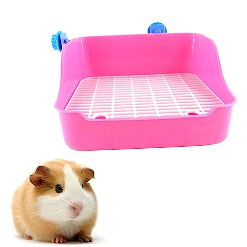 Yardwe Lacework Töpfchentrainer Für Kleine Tiere Pinkes Quadratisches Haustier-Toilette Für Kaninchen Hamster Meerschweinchen Chinchilla Und Frettchen Für Einfache Stubenreinheit Yardwe Lacework Töpfchentrainer Für Kleine Tiere Pinkes Quadratisches Haustier-Toilette Für Kaninchen Hamster Meerschweinchen Chinchilla Und Frettchen Für Einfache Stubenreinheit von Yardwe