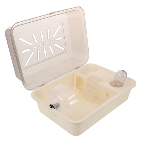 Yardwe Hamsterkäfig Transportbox Für Kleine Haustiere Mit Belüftungslöchern Zum Reisen Für Hamster Mäuse Zwerghamster Rennmäuse von Yardwe