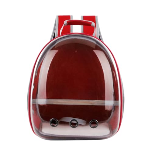 Yardwe Tragbarer Papageienrucksack Mit Atmungsaktivem Design Stil Dicker Holzstange Für Bequemes Stehen Für Ausflüge Und Reisen Mit Haustieren von Yardwe