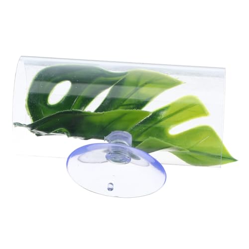 Yardwe Betta Röhrentunnel für Aquarien Transparenter Versteckplatz für Kampffische Interaktives Aquariumspielzeug Design Einfach zu Reinigen für und Laichplätze von Yardwe