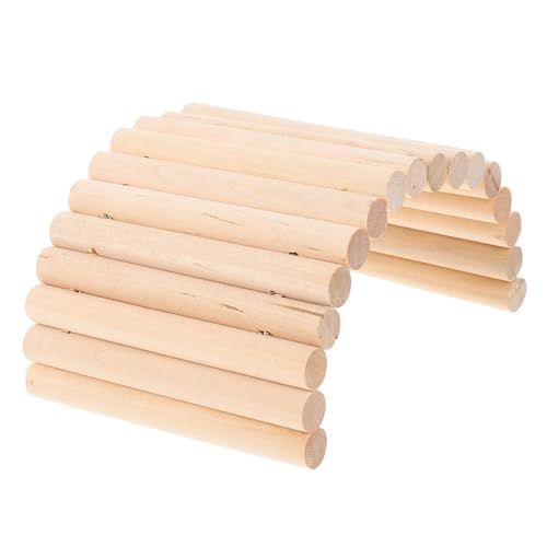 Yardwe Hamsterleiter-Spielzeug 10 X 20 cm Kletterleiter Aus Holz für Den Käfig Sicherer Spaß für Hamster Yardwe Hamsterleiter-Spielzeug 10 X 20 cm Kletterleiter Aus Holz für Den Käfig Sicherer Spaß für Hamster von Yardwe