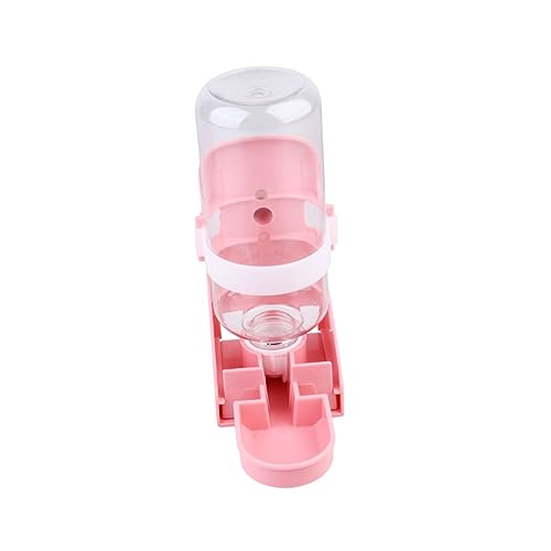 Yardwe Automatischer Haustier-wasserspender Auslaufsichere Trinkflasche Für Käfige Für Hamster Meerschweinchen Hunde Und Katzen Rosa von Yardwe