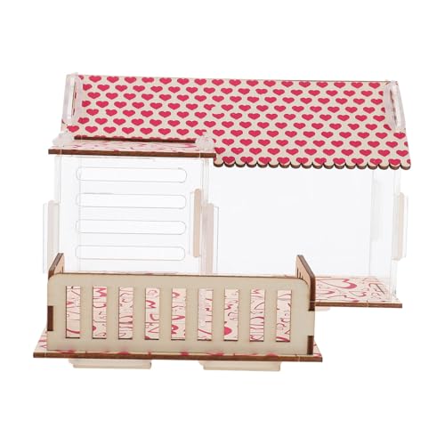Yardwe Hamster Spielzeughaus Mit Doppelstock-Villa Transparenten Röhren Und Kletterleitern Für Kleine Haustiere Spiel Und Ruheplatz Für Hamster Und Andere Kleintiere Yardwe Hamster Spielzeughaus Mit Doppelstock-Villa Transparenten Röhren Und Kletterleitern Für Kleine Haustiere Spiel Und Ruheplatz Für Hamster Und Andere Kleintiere von Yardwe