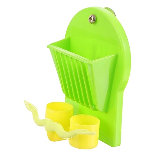 Yardwe Vogel-Obst- Und Gemüseständer Für Vogelsittiche Taubenfutter Papageienspielzeug Huhn Vogelfütterer Futterspender Haustier Mehlwürmer Pavillon Käfig Light Green Plastik Yardwe Vogel-Obst- Und Gemüseständer Für Vogelsittiche Taubenfutter Papageienspielzeug Huhn Vogelfütterer Futterspender Haustier Mehlwürmer Pavillon Käfig Light Green Plastik von Yardwe