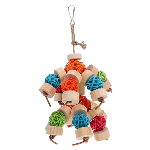 Yardwe Spielzeug Für Vögel Kauspielzeug Für Papageien Aus Holz Rattan Vogelbeißspielzeug Helles Und Pflegeleichtes Spielzeug Yardwe Spielzeug Für Vögel Kauspielzeug Für Papageien Aus Holz Rattan Vogelbeißspielzeug Helles Und Pflegeleichtes Spielzeug von Yardwe