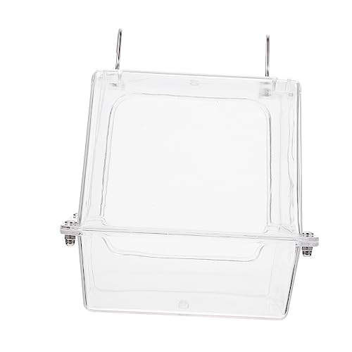 Yardwe Papageien Badewanne Vogelwanne Für Käfig Hänge Rohr Badebox Mit Auslaufsichere Funktion Für Papageien Wasser Oder Sandbad Yardwe Papageien Badewanne Vogelwanne Für Käfig Hänge Rohr Badebox Mit Auslaufsichere Funktion Für Papageien Wasser Oder Sandbad von Yardwe