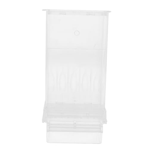 Yardwe Vogelfütterer Barsch Feeder Papageien Futterautomat Papageien -lebensmittelspender Vogeltrinker Papageiensäurenwache Papageienwasserspender Vogelfutterstation Abs Transparent von Yardwe