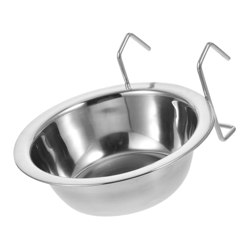 Yardwe Vogelfutterspender Mit Haken Rostfreier Futter Wassernapf Für Käfige Multifunktionale Vogeltrink Futterstation Für Papageien Wellensittiche Kanarienvögel Und Haustiere Yardwe Vogelfutterspender Mit Haken Rostfreier Futter Wassernapf Für Käfige Multifunktionale Vogeltrink Futterstation Für Papageien Wellensittiche Kanarienvögel Und Haustiere von Yardwe