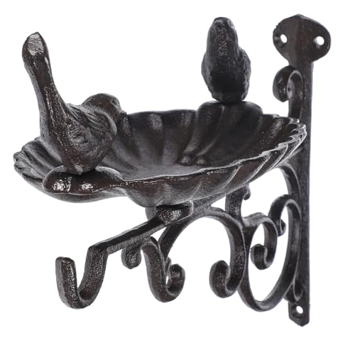Yardwe Chic Eisen Vogel Feeder Für Wildvögel Outdoor Hängenden Korb Vogel Bad Halterung Haken Halterung Yardwe Chic Eisen Vogel Feeder Für Wildvögel Outdoor Hängenden Korb Vogel Bad Halterung Haken Halterung von Yardwe