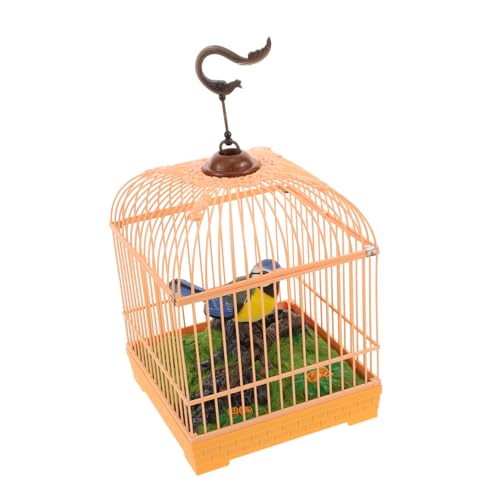 Yardwe Vogelkäfig- mit Sprachsteuerung Kleine Vogelspielzeug Sprechendes Vogelspielzeug für Sprechendes Papageienspielzeug flatternder Vogel Plastik Yardwe Vogelkäfig- mit Sprachsteuerung Kleine Vogelspielzeug Sprechendes Vogelspielzeug für Sprechendes Papageienspielzeug flatternder Vogel Plastik von Yardwe