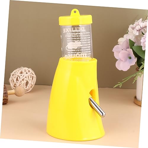 Yardwe Wasserspender für Hamster rostfreie Wasserflasche Hamsterversteck Hamster Spielzeug hamsterspielzeug wasserkocher Trinkflasche für Hamster kleine Tier wasserflasche Yellow Yardwe Wasserspender für Hamster rostfreie Wasserflasche Hamsterversteck Hamster Spielzeug hamsterspielzeug wasserkocher Trinkflasche für Hamster kleine Tier wasserflasche Yellow von Yardwe