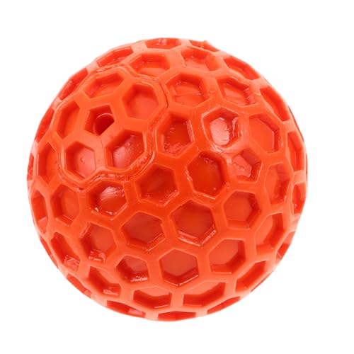Yardwe Quietschende Hundebälle Aus Gummi Mit Wabenstruktur Für Kleine Hunde Robuste Kauspielzeuge Für Draußen Und Drinnen Quietschspielzeug Zur Sensorischen Stimulation von Yardwe