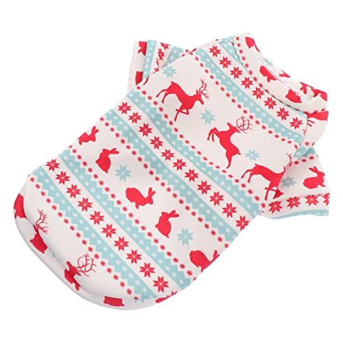 Yardwe Weihnachtliches Haustierkostüm Rentier Hundekleidung Xmas Party Welpenpullover für Kleine Hunde Chihuahua Geeignet Festliche Fotorequisite Yardwe Weihnachtliches Haustierkostüm Rentier Hundekleidung Xmas Party Welpenpullover für Kleine Hunde Chihuahua Geeignet Festliche Fotorequisite von Yardwe