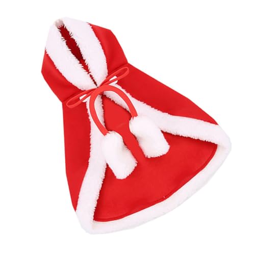 Yardwe Weihnachtliches Haustierkostüm mit Umhang und Mütze Weicher Pet Cloak für Kleine Hunde und Katzen Festlich Wärmend Verschiedene für Weihnachtsfeiern und Cosplay Yardwe Weihnachtliches Haustierkostüm mit Umhang und Mütze Weicher Pet Cloak für Kleine Hunde und Katzen Festlich Wärmend Verschiedene für Weihnachtsfeiern und Cosplay von Yardwe