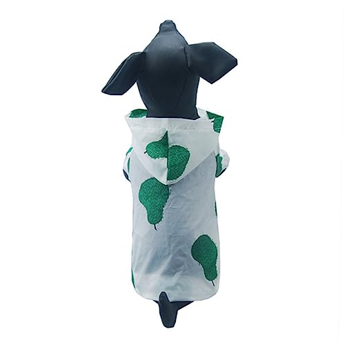 Yardwe Windjacke für Hunde Hundekleidung mit Fruchtmuster Hunde Sonnenschutzkleidung Kleid für den Sommer Hundekleidung zum Spazierengehen Sonnenschutz-Hoodies Wind für Hunde der Hund von Yardwe