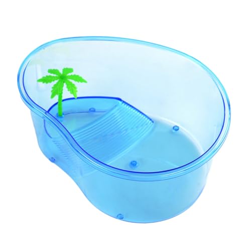 Yardwe Zucht Kasten Für Schildkröten Schildkrötenbecken Für Den Haushalt Aquarium Tank Panzerset Für Schildkröten Wasser Terrariumreptil Groß Plastik Sky-Blue Yardwe Zucht Kasten Für Schildkröten Schildkrötenbecken Für Den Haushalt Aquarium Tank Panzerset Für Schildkröten Wasser Terrariumreptil Groß Plastik Sky-Blue von Yardwe