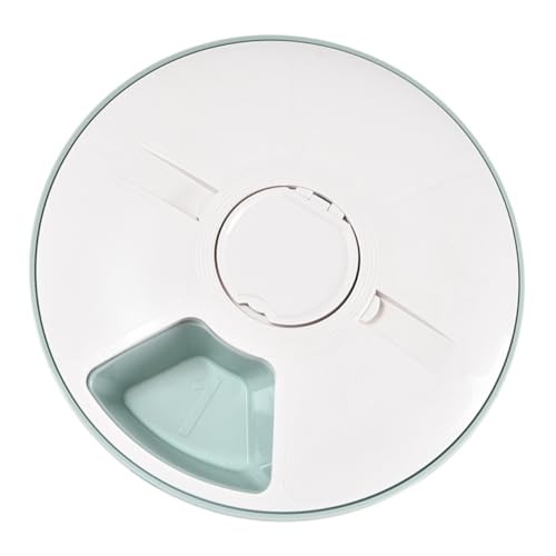 Yardwe intelligenter Futterautomat pet Feeder pet Food Container großer Hund Slow Feeder Hundenäpfe katzenfutter Futtermittel für Haustiere Automatische Haustierfutterleiterin Abs Green von Yardwe
