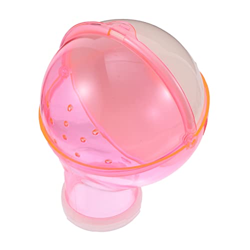 Yardwe kleines Haustier-Badebecken Hamster sandbad Hamster-Sandbad Kleintier Spa Chinchilla- -Badehaus kleine Haustiertoilette Badebecken für Hamster Käfig Externe Badewanne Plastik von Yardwe