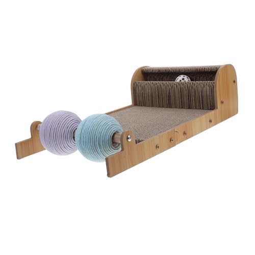 Yardwe Kratzbrett Für Katzen Kratzfestes Katzenkratzsofa Aus Pappe Für Drinnen Bezauberndes Katzenkratzbett Mit Spielzeug Und Liegefläche Dekoratives Katzenzubehör Für Zuhause Yardwe Kratzbrett Für Katzen Kratzfestes Katzenkratzsofa Aus Pappe Für Drinnen Bezauberndes Katzenkratzbett Mit Spielzeug Und Liegefläche Dekoratives Katzenzubehör Für Zuhause von Yardwe