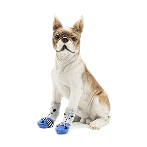 Yardwe Hundesocken Socken für Hunde Außenbodenbelag Socken für den Winter Haustiersocken sockenschuhe warme Socken Nicht-Haustier-Socken Welpensocken der Hund Haustier socken Hundepfote von Yardwe
