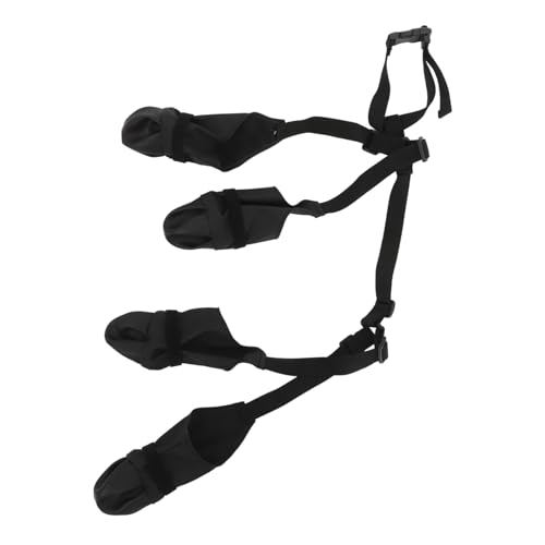 Yardwe wasserdichte Hundestiefel für Kleine und Mittelgroße rutschfeste Schuhe mit Verstellbaren Trägern Atmungsaktiv und Langlebig für Winterspaziergänge Yardwe wasserdichte Hundestiefel für Kleine und Mittelgroße rutschfeste Schuhe mit Verstellbaren Trägern Atmungsaktiv und Langlebig für Winterspaziergänge von Yardwe