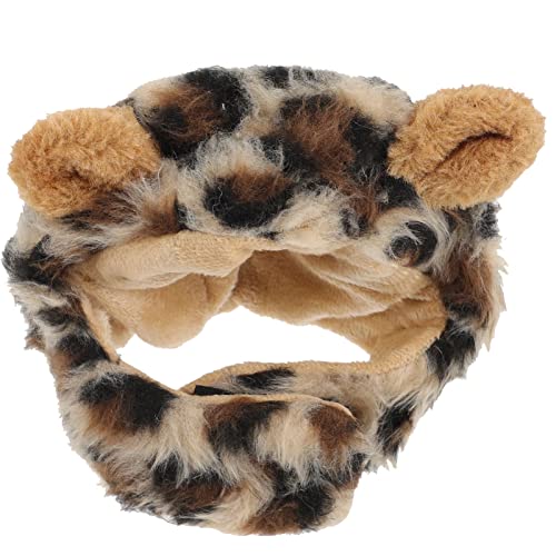 Yardwe zarte Welpenmütze Halloween Costume Halloween Kleidung Costume de Halloween Hundelöwenkopf Hut plüschhut Pfote Leopardendekor Haustier-Halloween-Hut dekorativer Katzenhut Polyester Yardwe zarte Welpenmütze Halloween Costume Halloween Kleidung Costume de Halloween Hundelöwenkopf Hut plüschhut Pfote Leopardendekor Haustier-Halloween-Hut dekorativer Katzenhut Polyester von Yardwe
