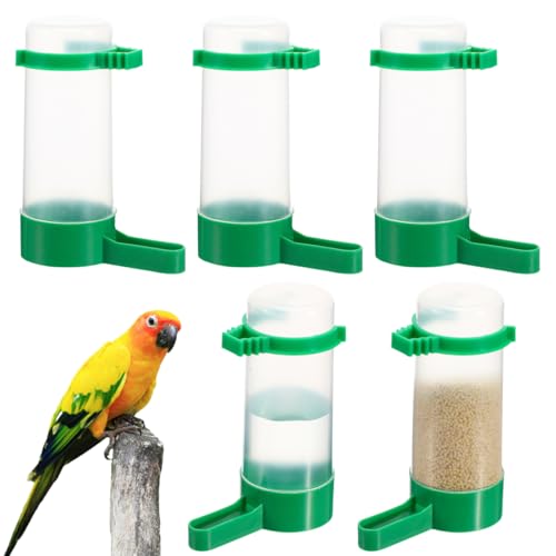 YARNOW 5 Stück Vögel Feeder Automatischer Vogel-Wasserspender Trinkflaschen Vögel Futternad Aufhängen für Vögel von YARNOW